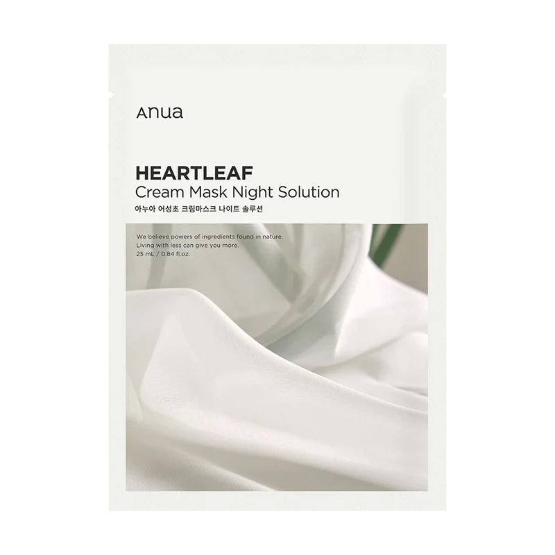 ANUA Heartleaf Cream Mask Night Solution Pack